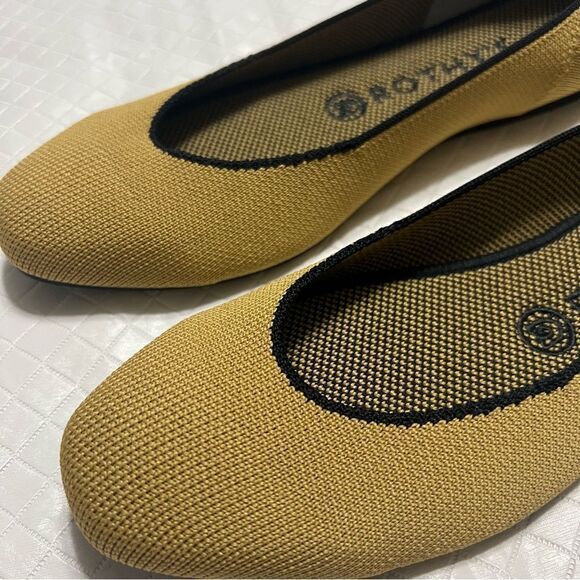 ROTHY’S Chai The Square Flats Limited Edition Retired Size 8 NEW - Picture 2 of 15